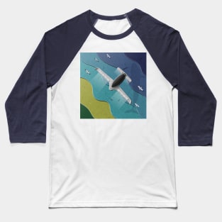 The Lilium Jet Flies! Baseball T-Shirt